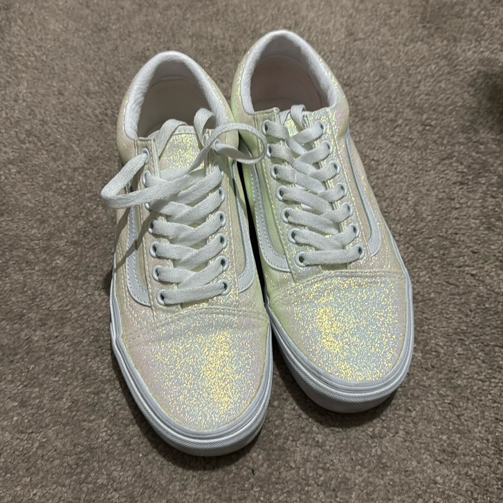 Glitter color changing in the sun old skool vans